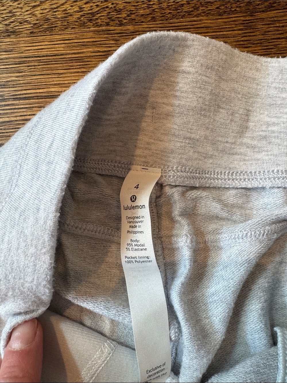 lululemon athletica Light Gray Jogger Pants - Picture 2 of 4